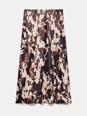 Mint Velvet Cream Abstract Print Midi Skirts - Image 8 of 8