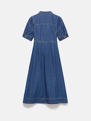 Mint Velvet Blue Denim Midi Shirt Dress - Image 8 of 8
