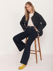 Mint Velvet Green Reversible Quilted Jacket - Image 3 of 8