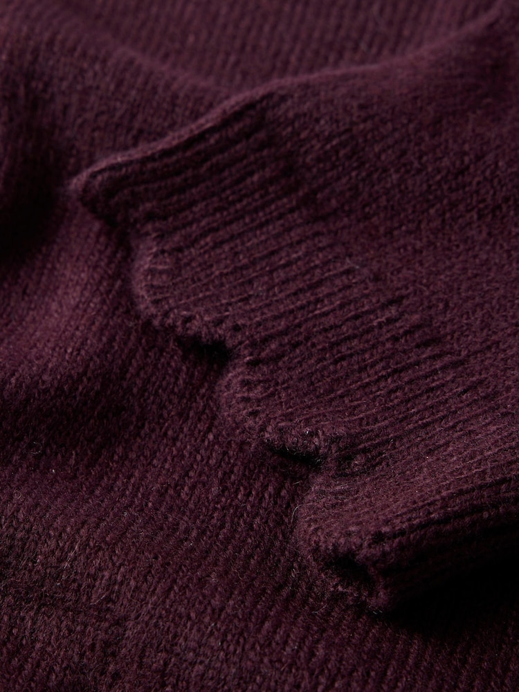 Mint Velvet Red Scallop Knit Top - Image 7 of 7