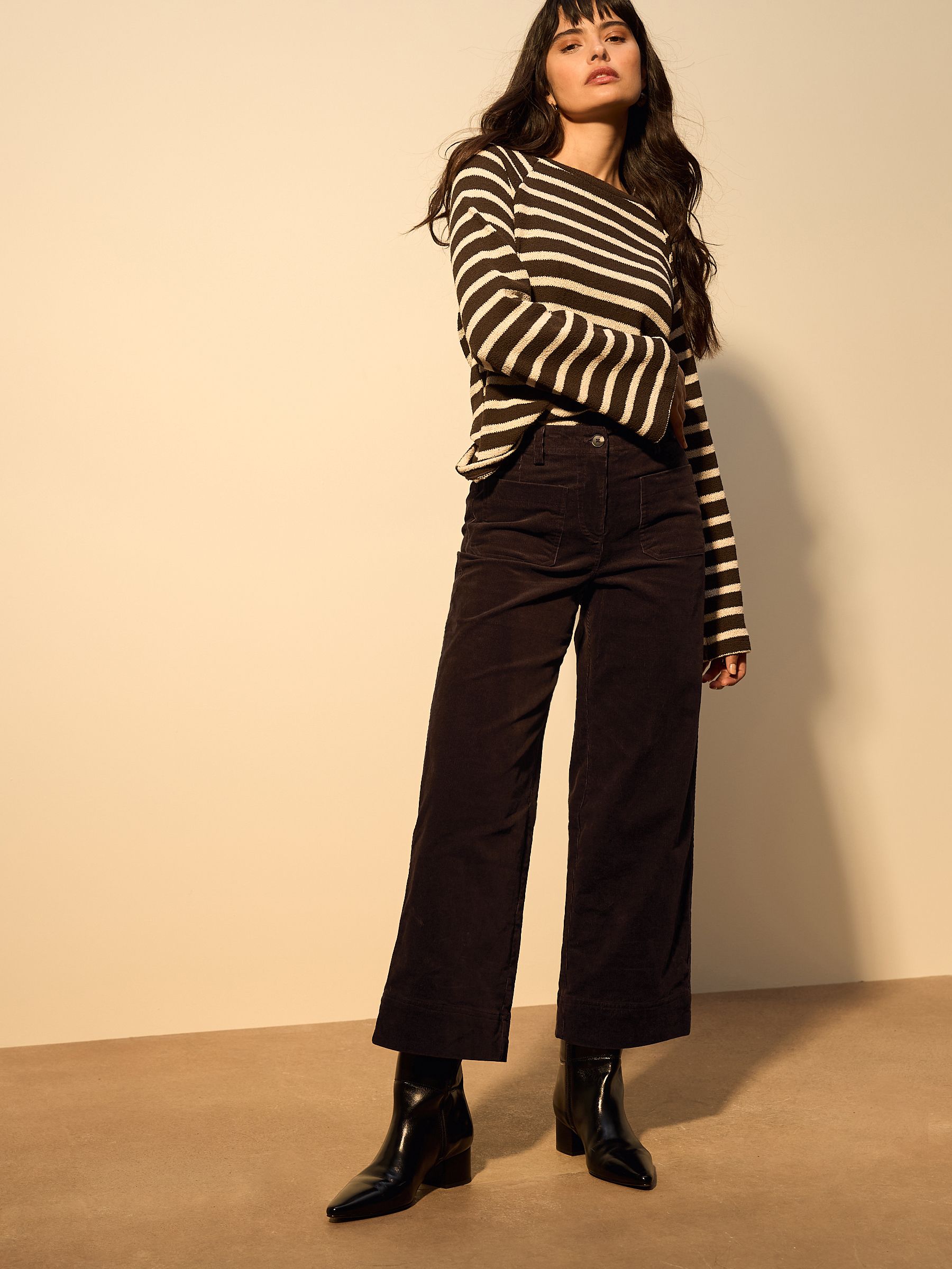 【ダークブラウン（20）】E CORD PANT jm2829-h.webp