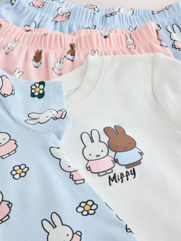 Blue/Pink Miffy Wide Leg Pyjamas 2 Pack (3-16yrs) - Image 11 of 11 Blue/Pink Miffy Wide Leg Pyjamas 2 Pack (3-16yrs) - Image 11 of 11