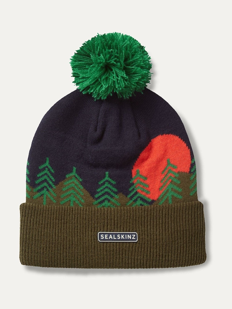 Sealskinz Beeston Waterproof Cold Weather Bobble Hat - Image 1 of 2