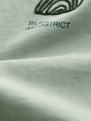 Green Relaxed Fit Graphic Print Heavy Weight T-Shirt - Image 7 of 8