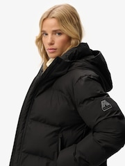 Superdry Black City Boxy Puffer Jacket - Image 6 of 7
