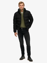 Superdry Black Sports Puffer Jacket - Image 4 of 8