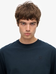 Superdry Blue Blank Oversized T-Shirt - Image 3 of 7