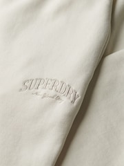 Superdry White Country Club Cuff Joggers - Image 7 of 7