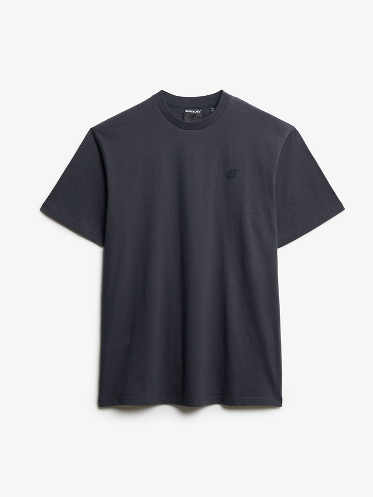 Superdry Grey Blank Oversized T-Shirt - Image 6 of 6 Superdry Grey Blank Oversized T-Shirt - Image 6 of 6