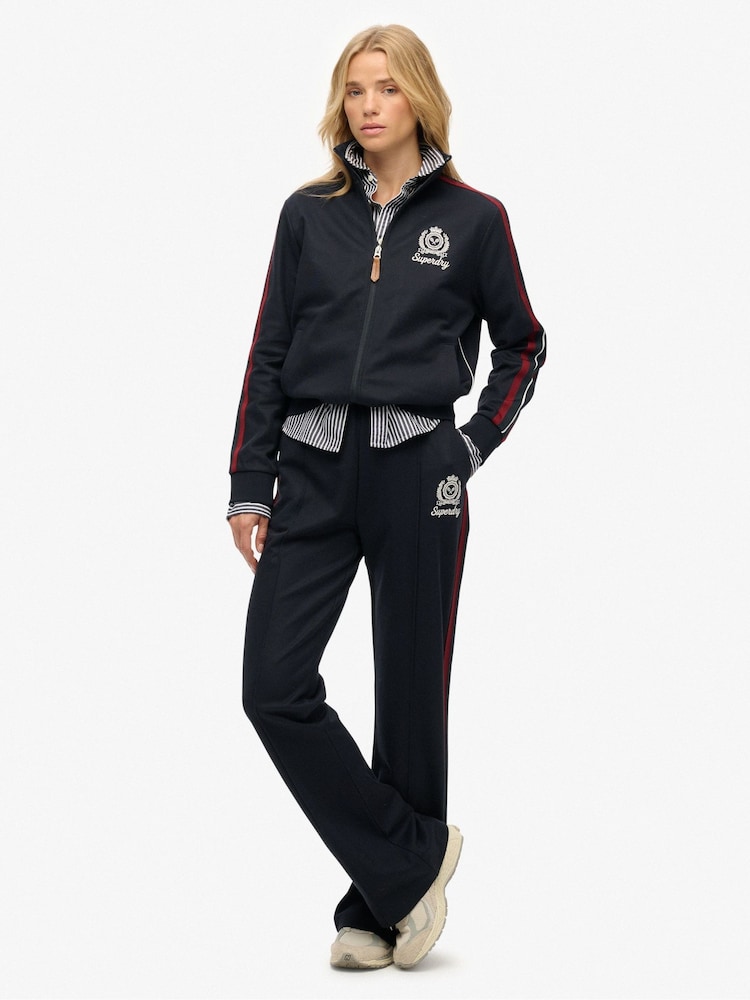 Superdry Blue Country Club Track Top - Image 2 of 13 Superdry Blue Country Club Track Top - Image 2 of 13