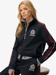 Superdry Blue Country Club Track Top - Image 3 of 13