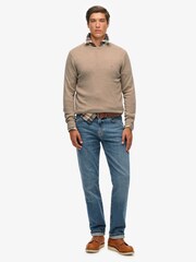 Superdry Nude Essentials Cotton Jumper - Image 1 of 6