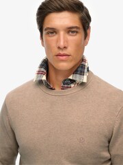 Superdry Nude Essentials Cotton Jumper - Image 4 of 6