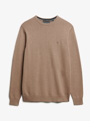 Superdry Nude Essentials Cotton Jumper - Image 6 of 6