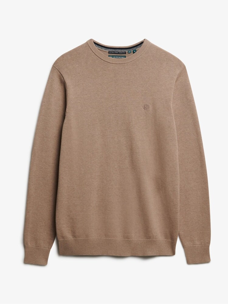 Superdry Nude Essentials Cotton Jumper - Image 6 of 6