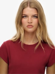 Superdry Red Athletic Essential T-Shirt - Image 4 of 6