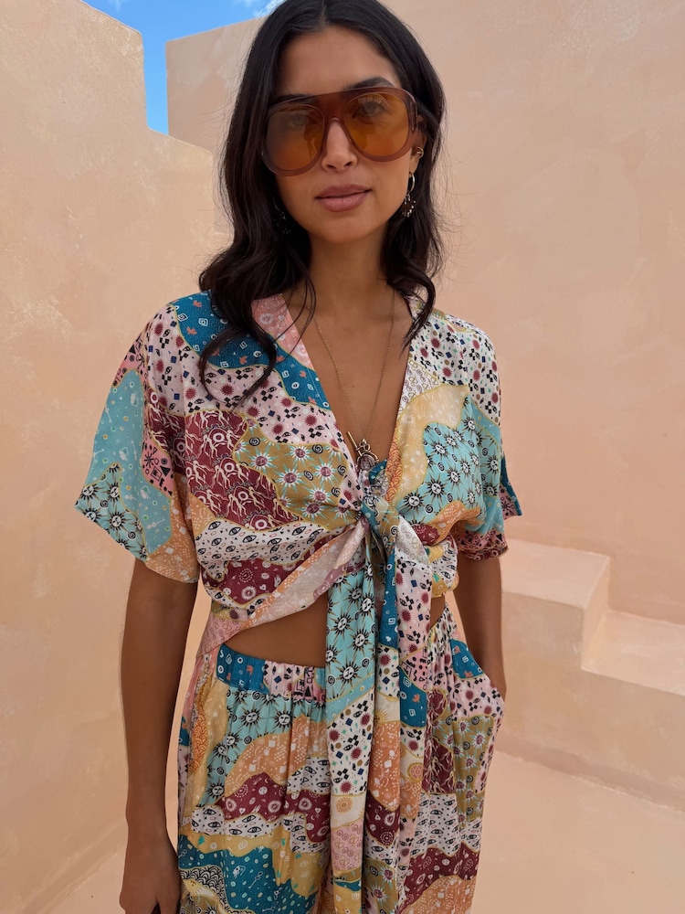 Never Fully Dressed Lurex Tie Top - Imagen 1 de 5