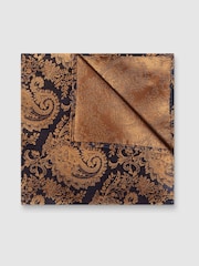 Antique Rogue Gold Paisley Handkerchief - Image 1 of 2