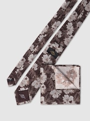 Antique Rogue Large Floral Tie - صورة 2 من 2