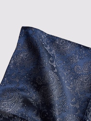 Antique Rogue Blue Paisley Handkerchief - Image 2 of 2