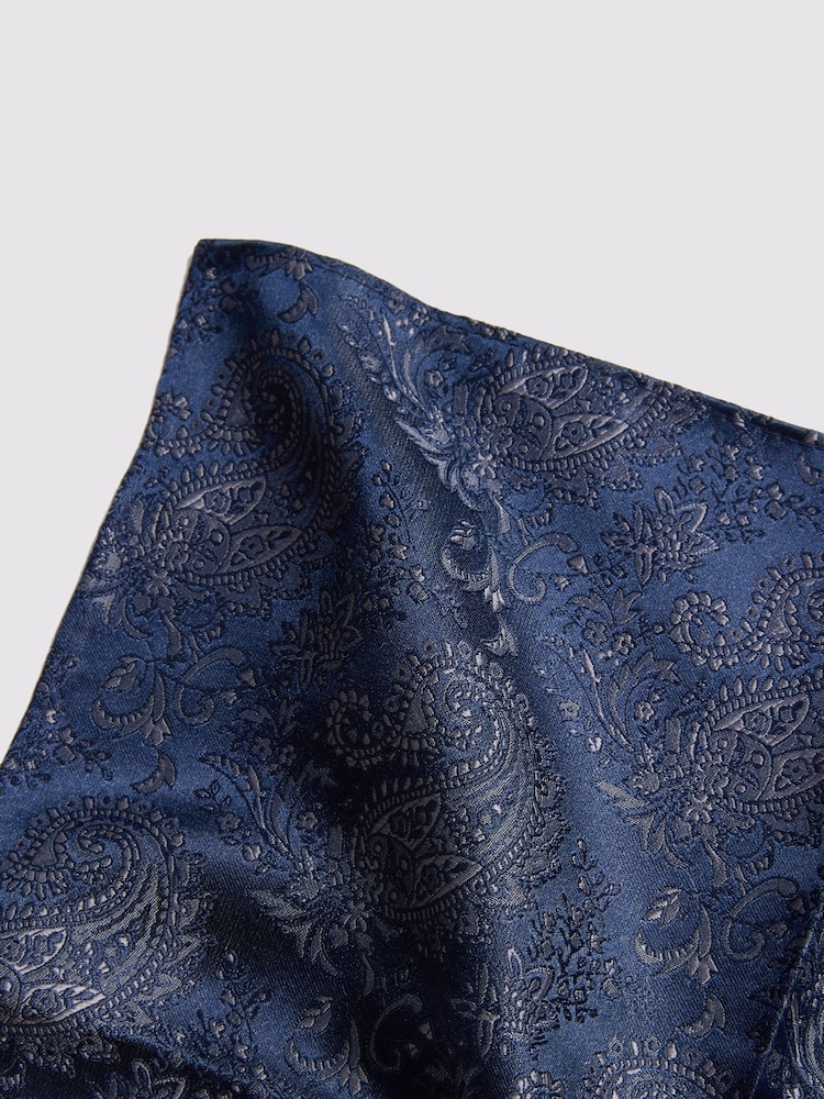 Antique Rogue Blue Paisley Handkerchief - Image 2 of 2