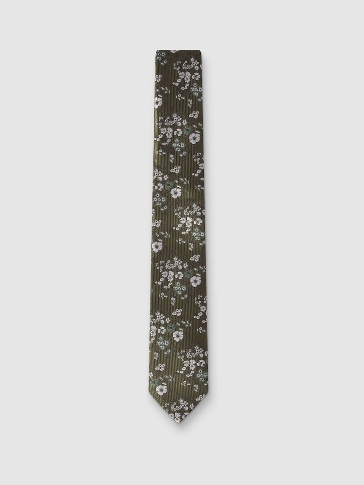 Antique Rogue Busy Floral Tie - صورة 1 من 2