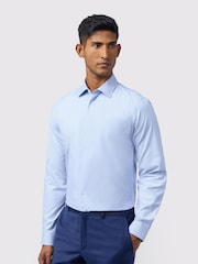 Ted Baker Tailoring Blue Elara Geo Diamond Shirt - Image 1 of 3