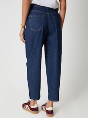 Threadbare Navy Blue Barrel Leg Jeans - Image 2 of 4