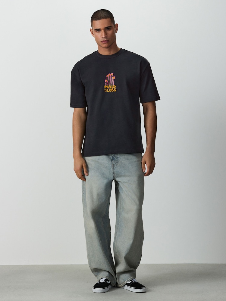 Navy Amanda Lobo Seminal Character T-Shirt - Image 2 of 8