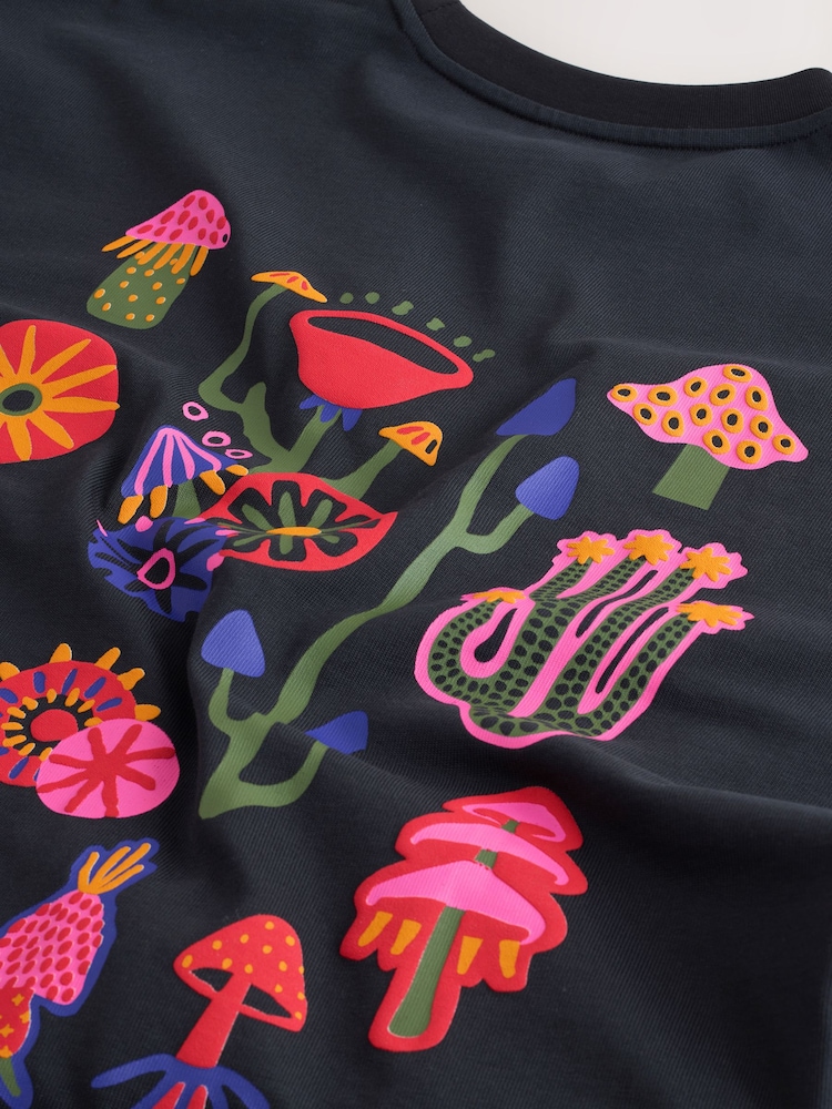 Navy Amanda Lobo Seminal Character T-Shirt - Image 8 of 8