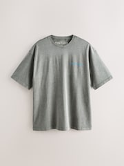 Charcoal Grey Pink Floyd Relaxed Fit Band Graphic Print T-Shirt - Image 6 of 8