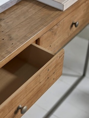 Cox & Cox Brown Lima Console Table - Image 2 of 5