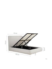 Birlea Cream Lanis Ottoman Bed - Image 10 of 10