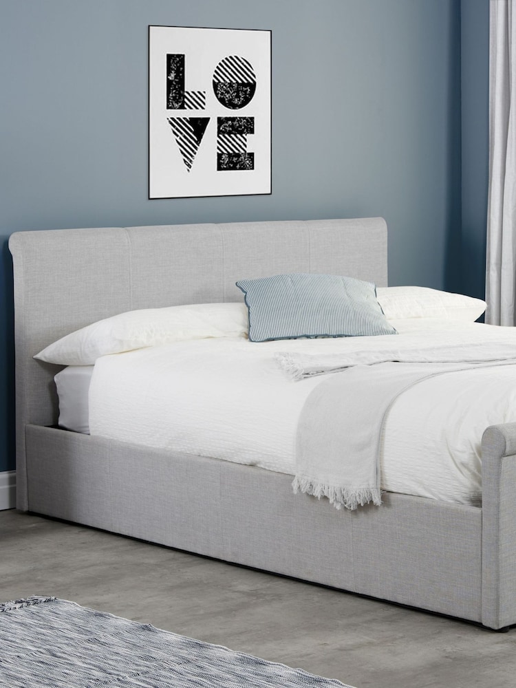 Birlea Grey Stratus Ottoman Bed - Image 1 of 4 Birlea Grey Stratus Ottoman Bed - Image 1 of 4