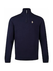 Luke 1977 Pretender Quarter Zip Kintted Jumper - Image 5 of 7