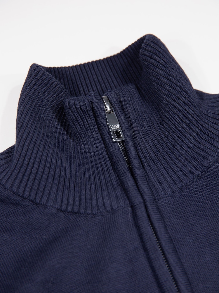Luke 1977 Pretender Quarter Zip Kintted Jumper - Image 7 of 7 Luke 1977 Pretender Quarter Zip Kintted Jumper - Image 7 of 7