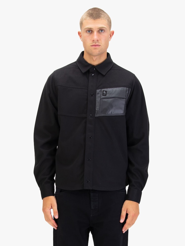 Luke 1977 Hawich Black Overshirt - Image 1 of 6 Luke 1977 Hawich Black Overshirt - Image 1 of 6