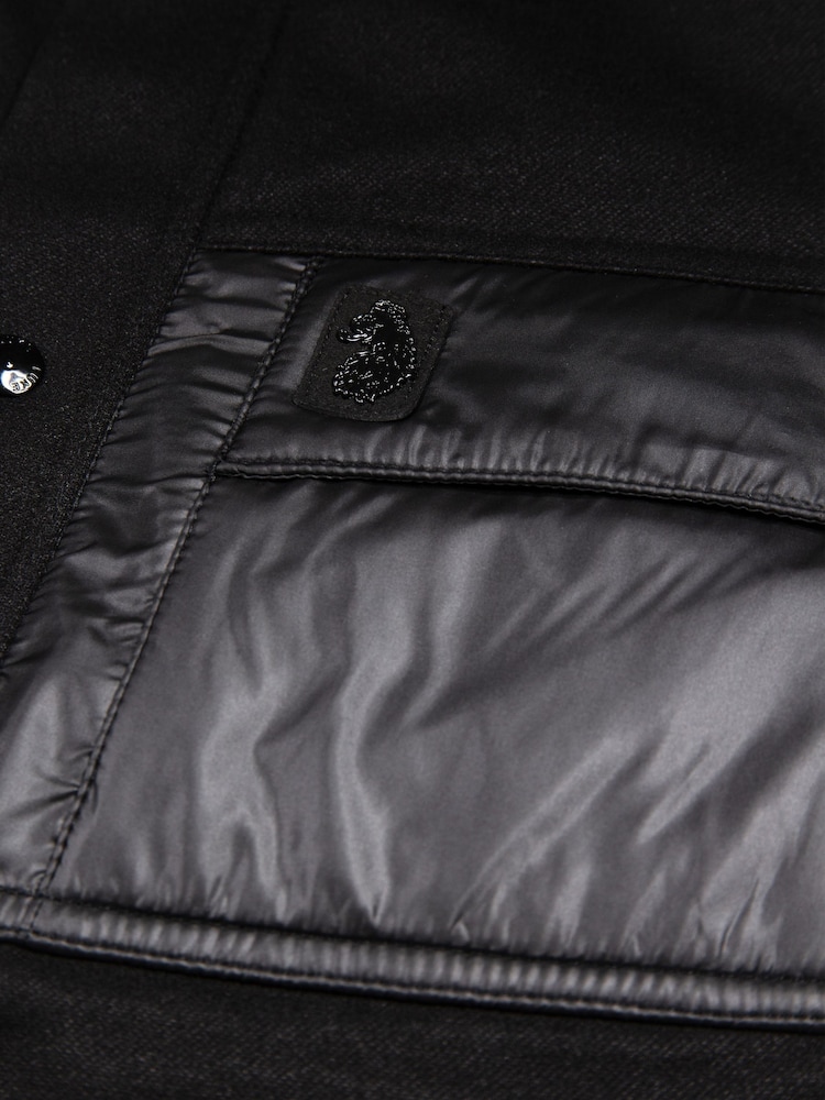 Luke 1977 Hawich Black Overshirt - Image 6 of 6 Luke 1977 Hawich Black Overshirt - Image 6 of 6