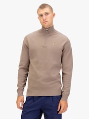 Luke 1977 Pretender Quarter Zip Kintted Jumper - Image 1 of 7