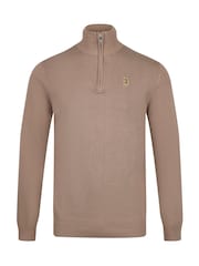 Luke 1977 Pretender Quarter Zip Kintted Jumper - Image 5 of 7