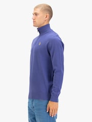 Luke 1977 Pretender Quarter Zip Kintted Jumper - Image 3 of 7