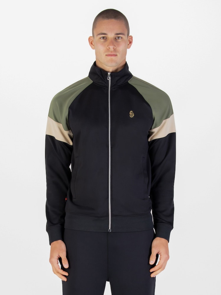 Luke 1977 Kas 3 Zip Black Sweatshirt Future Dusk - Image 1 of 8 Luke 1977 Kas 3 Zip Black Sweatshirt Future Dusk - Image 1 of 8