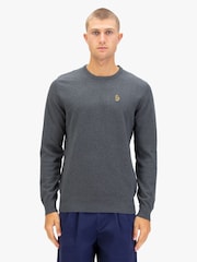 Luke 1977 Gerard 3 Knitted Brown Jumper - Image 1 of 5