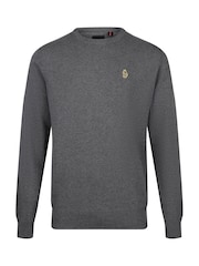 Luke 1977 Gerard 3 Knitted Brown Jumper - Image 4 of 5