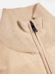 Luke 1977 Jacob 1000 Quarter Zip Knitted Jumper - Image 6 of 6