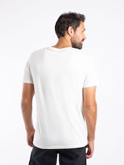Weird Fish Cream Aspect Mountains Front Print Graphic T-Shirt - Image 2 of 6