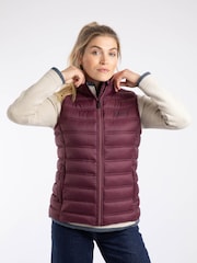 Weird Fish Purple Atissa Lightweight Padded Gilet - Image 3 of 7