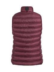 Weird Fish Purple Atissa Lightweight Padded Gilet - Image 7 of 7