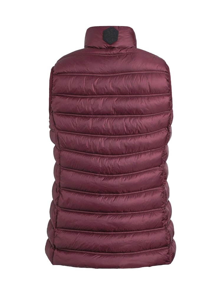 Weird Fish Purple Atissa Lightweight Padded Gilet - Image 7 of 7