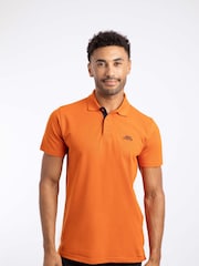 Naranja/blanco - Weird Fish Miles Pique Polo Shirt - Imagen 3 de 6